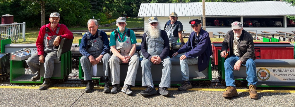 Group of volunteers at the end of a busy day